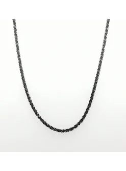 Collier sautoir Elden argent 925/1000 1 rang noir_x005f_x000D_collection Catch the Rainbow