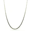 Collier sautoir Elden argent 1 rang vert olive_x005f_x000D_collection Catch the Rainbow