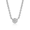 Collier Sif Jakobs CECINA argent/oxydes de zirconium