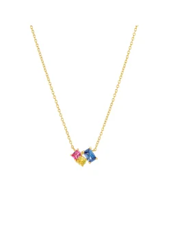 Collier Sif Jakobs IVREA TRE_x005f_x000D_jaune 18k / multicoloured 1 zirconia
