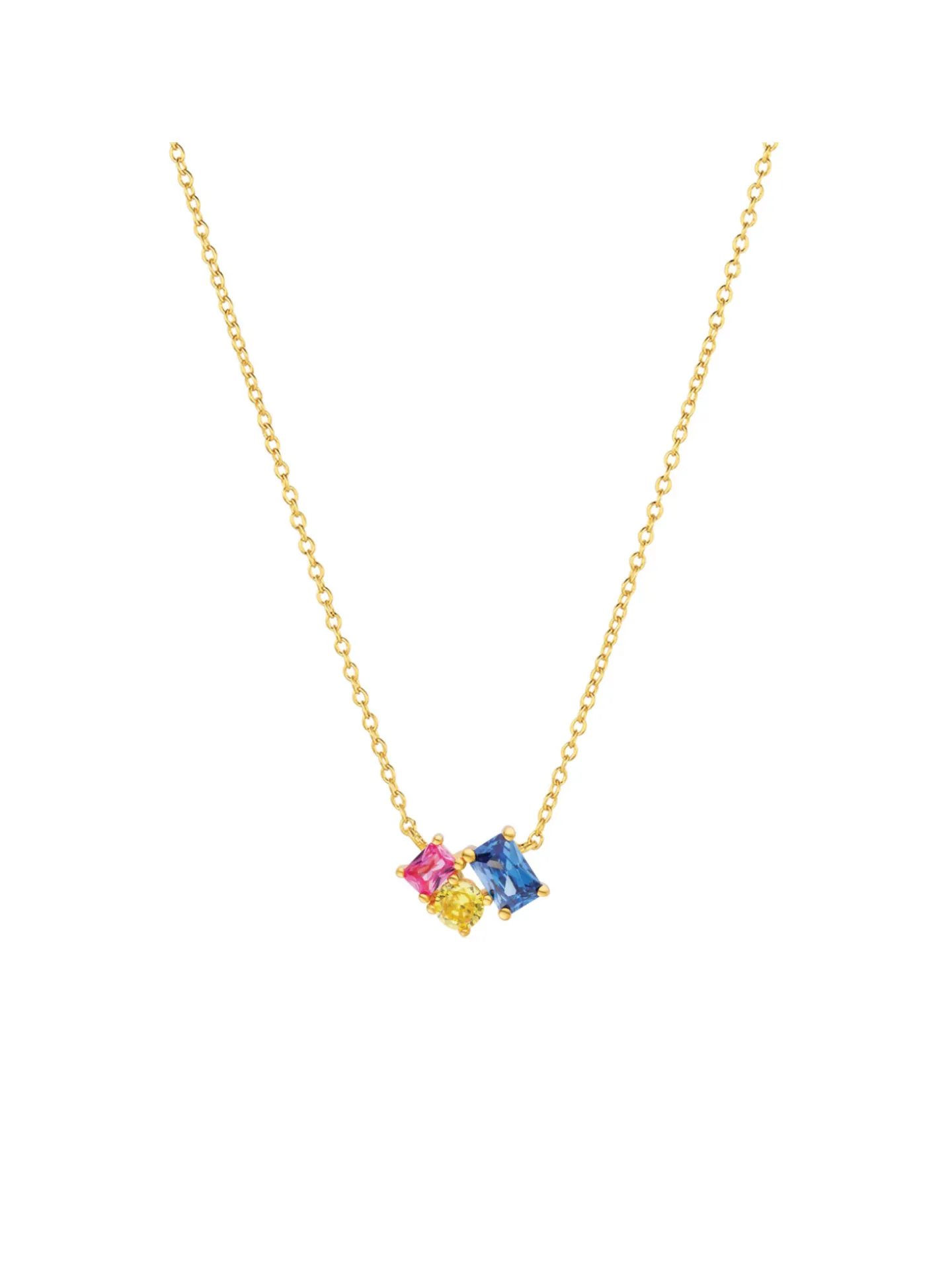 Collier Sif Jakobs IVREA TRE_x005f_x000D_jaune 18k / multicoloured 1 zirconia