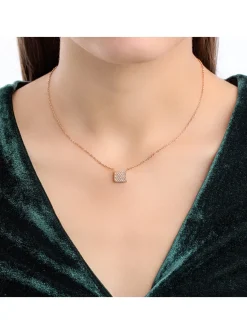 Collier Skagen Crystal Rose Gold