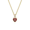 Collier Swarovski Chroma coeur rouge