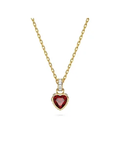 Collier Swarovski Chroma coeur rouge