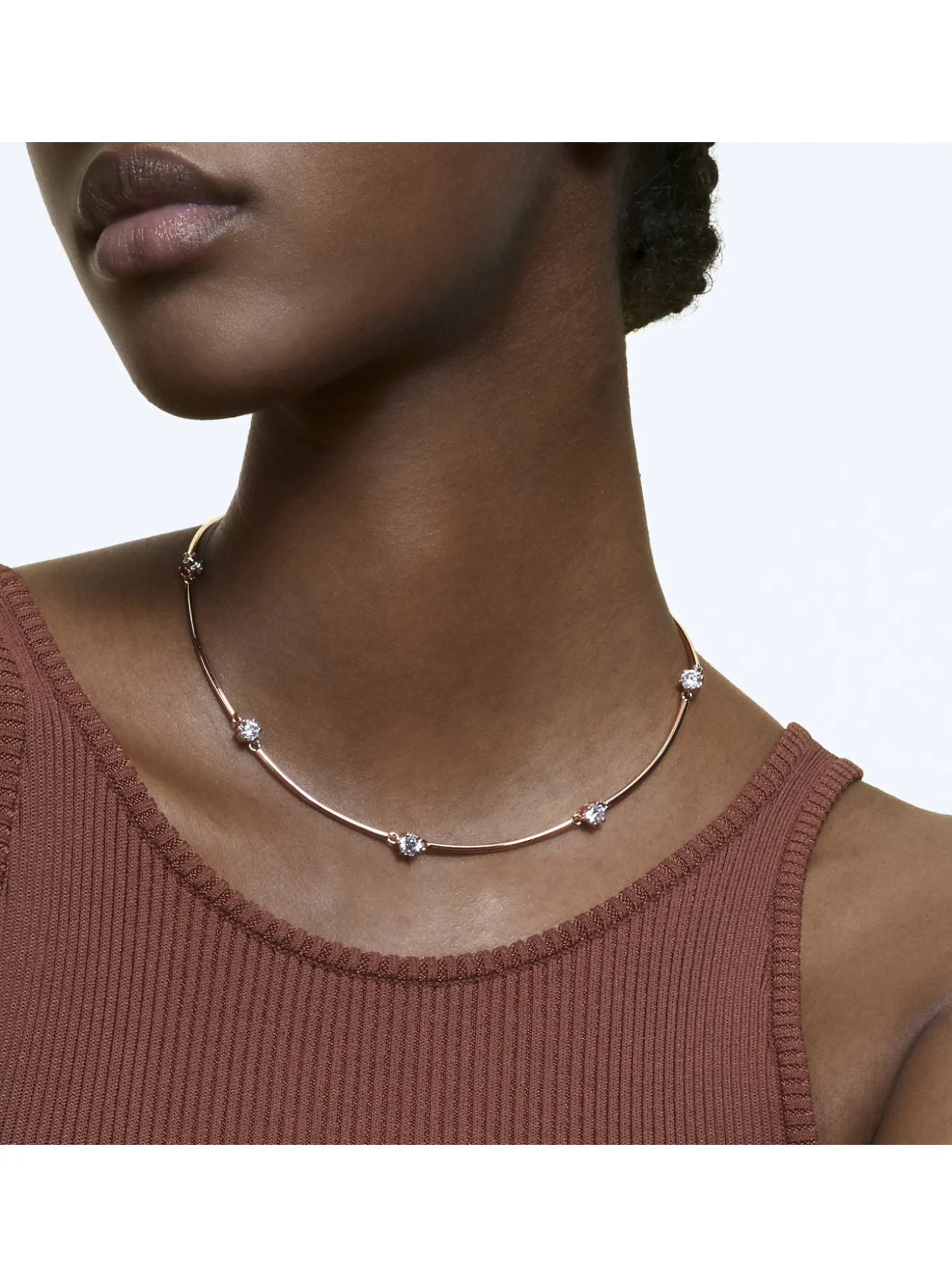 Collier Swarovski Constella rosé