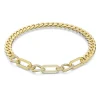 Collier Swarovski Dextera doré L