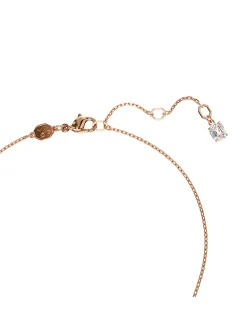 Collier Swarovski Hyperbola coeur rosé