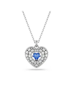 Collier Swarovski Idyllia coeur bleu