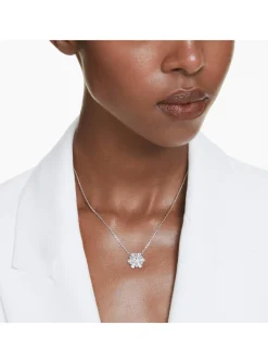 Collier Swarovski Idyllia fleur blanche