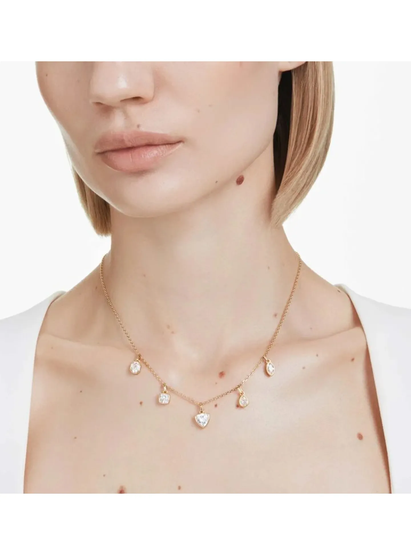 Collier Swarovski Imber Dangling doré