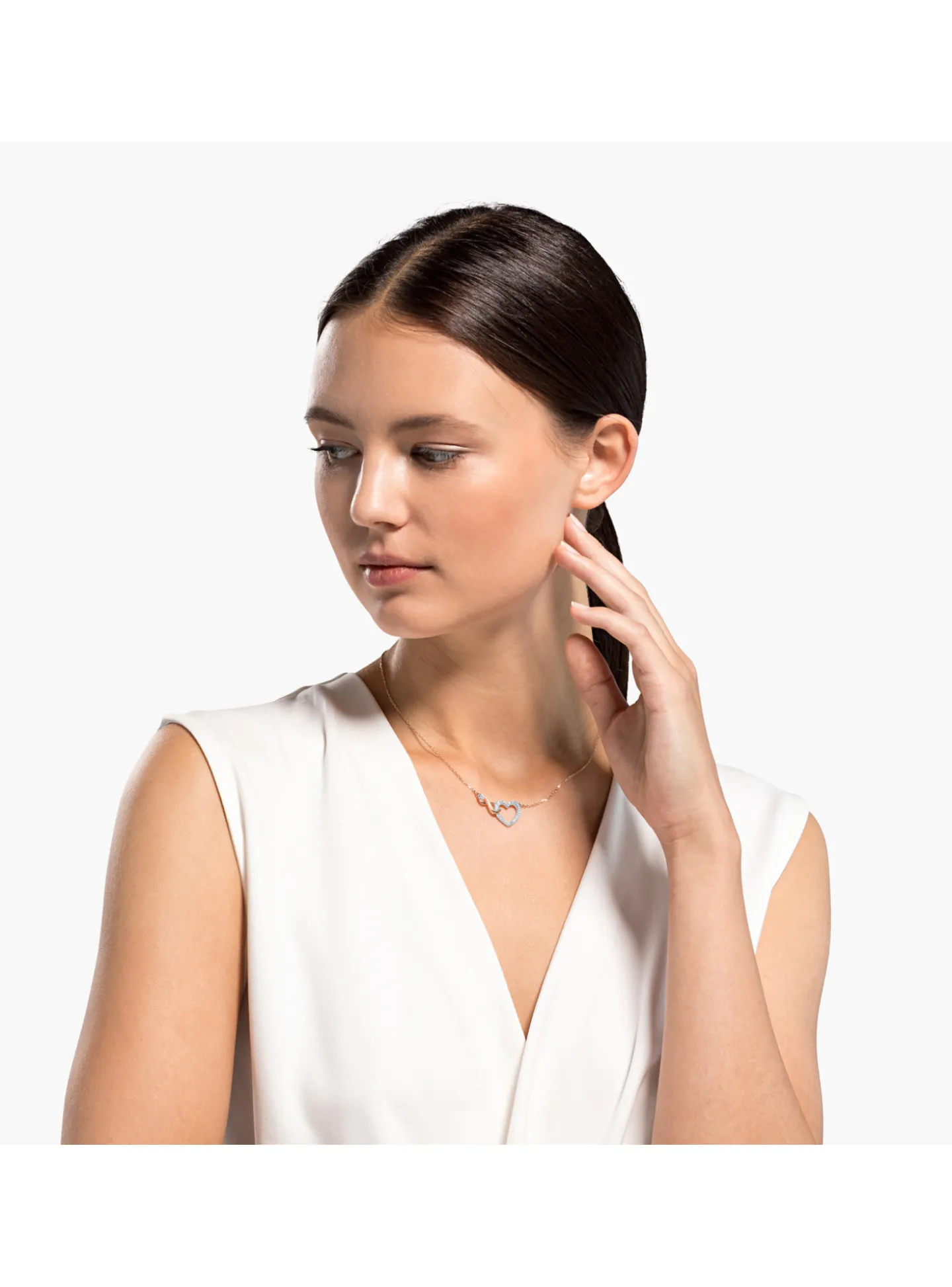 Collier Swarovski Infinity Heart