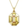 Collier Swarovski Lucent doré octogone jeune