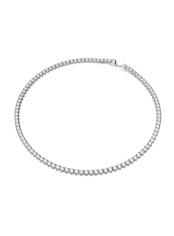 Collier Swarovski Matrix Tennis placage argenté