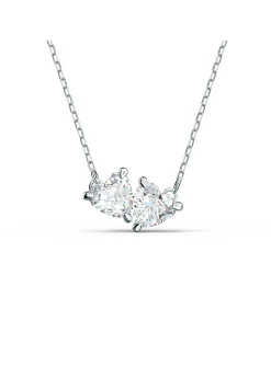 Collier Swarovski Mesmera double coeur