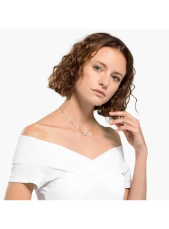 Collier Swarovski Mesmera double coeur