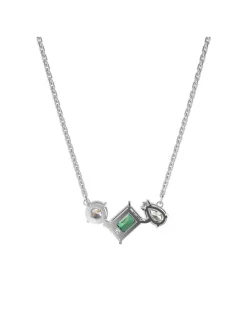 Collier Swarovski Mesmera cristal vert