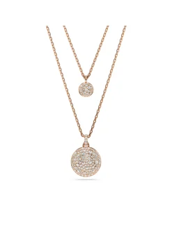 Collier Swarovski Meteora double rosé