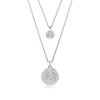 Collier Swarovski Meteora double argenté