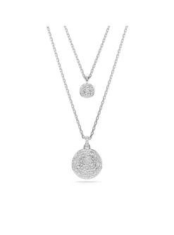 Collier Swarovski Meteora double argenté