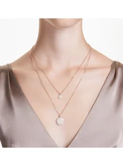 Collier Swarovski Meteora double rosé