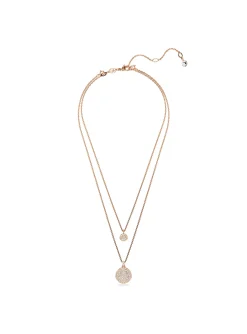 Collier Swarovski Meteora double rosé