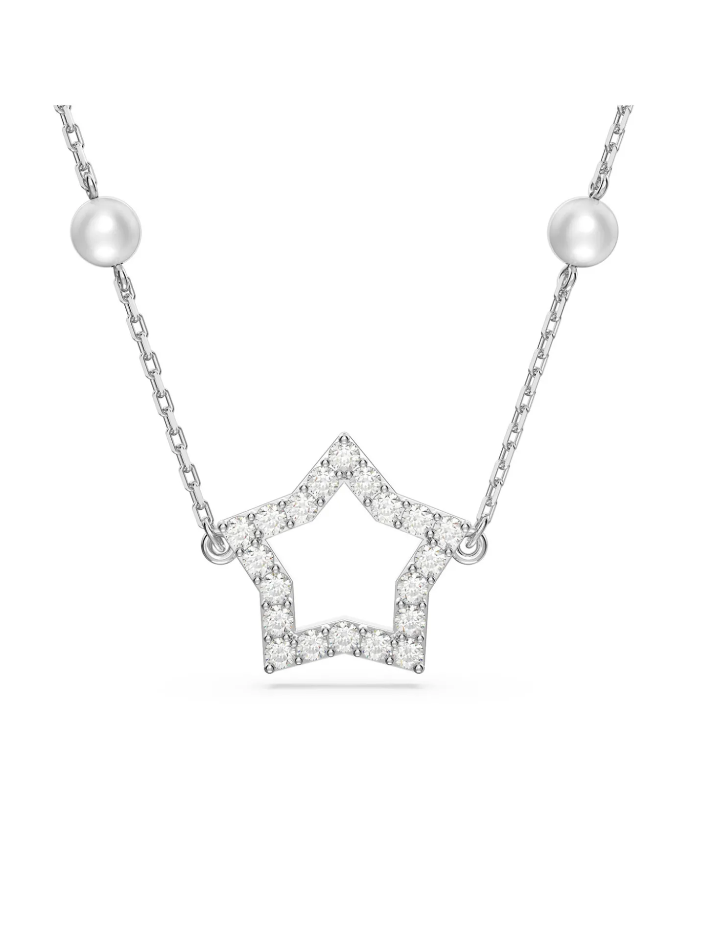 Collier Swarovski Stella Crystal pearls blanc