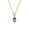 Collier Swarovski Stilla goutte verte
