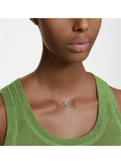 Collier Swarovski Stilla goutte verte