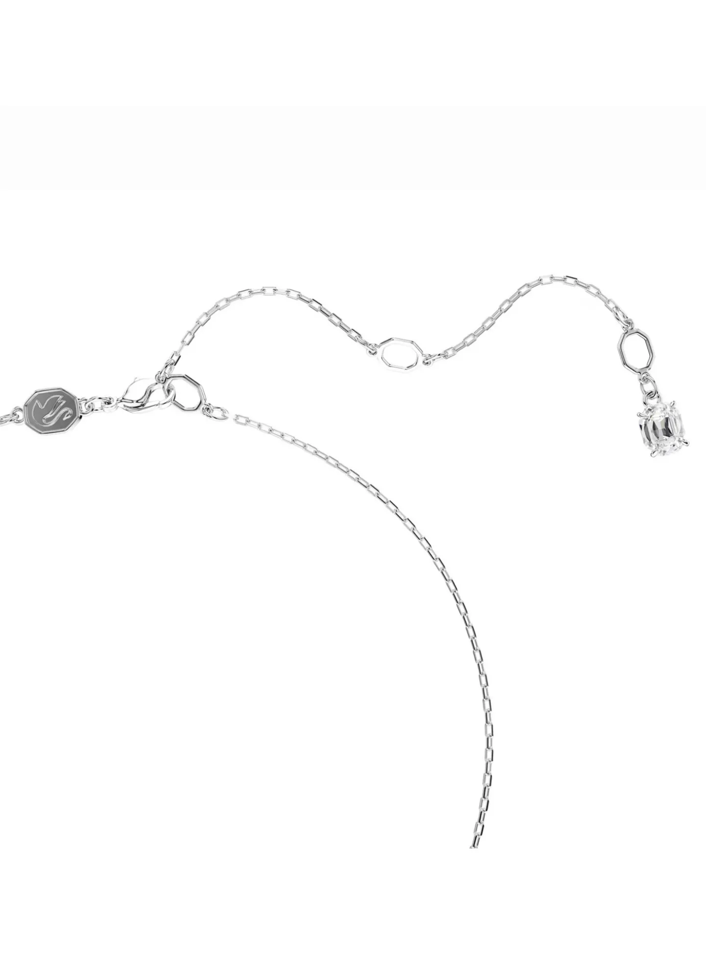 Collier Swarovski Swan noir et blanc