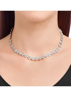 Collier Swarovski Una argenté