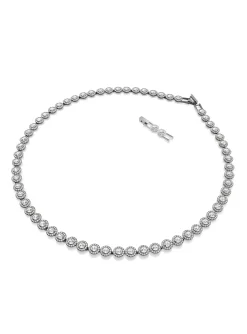 Collier Swarovski Una argenté