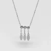 Collier Zag Bijoux acier argenté OZ