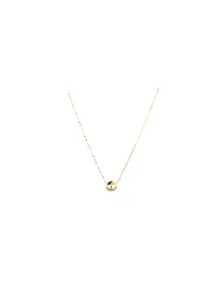Collier Zag Bijoux acier doré oeil protecteur