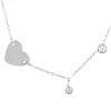Collier Zag Bijoux acier pampilles