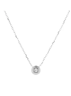 Collier Zag Bijoux Aiden acier zirconium