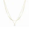 Collier Zag Bijoux Alee acier doré étoile oxyde