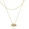 Collier Zag Bijoux Alta double rang_x005f_x000D_pampilles serties