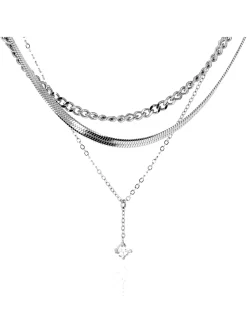 Collier Zag Bijoux Aube acier et oxyde