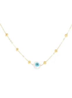 Collier Zag Bijoux Auge acier doré