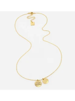Collier Zag Bijoux Béatrice "Porte Bonheur" doré