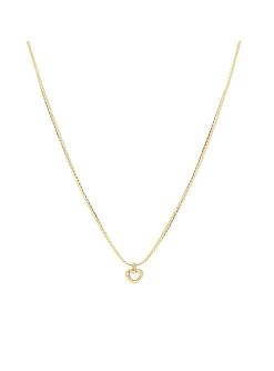 Collier Zag Bijoux Cintra acier doré coeur nacre