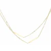 Collier Zag Bijoux Colorado acier doré