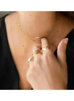 Collier Zag Bijoux Colorado acier doré