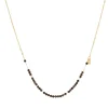 Collier Zag Bijoux Courta_x005f_x000D_perles noires
