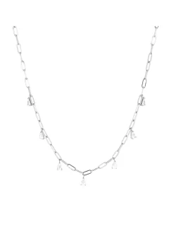 Collier Zag Bijoux Devaron acier zirconium