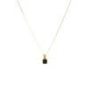 Collier Zag Bijoux Estelia pendentif onyx