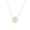 Collier Zag Bijoux Evelyne cabochon nacre étoile