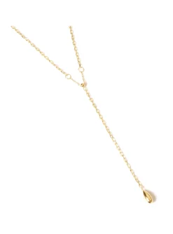 Collier Zag Bijoux Fresia acier doré