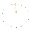 Collier Zag Bijoux Hebe bleu