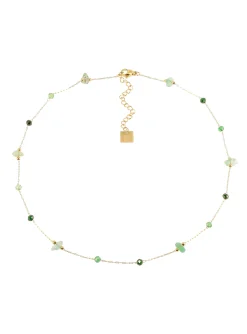Collier Zag Bijoux Hebe vert